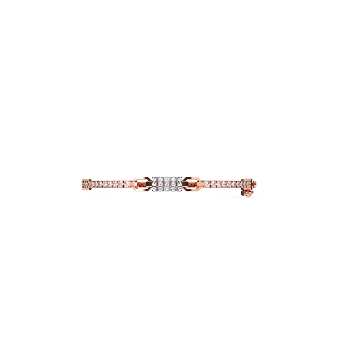 Amazing Half Eternity Diamond Bracelet